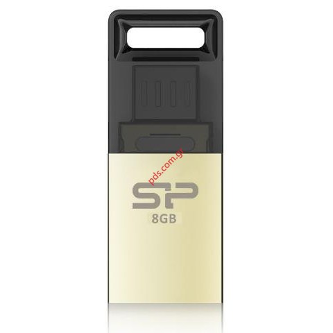 Φορητή μνήμη Flashdrive 8GB Silicon Power USB 2.0 MICRO DUO (2in1) OTG Mobile & Go ANDROID BLISTER.
