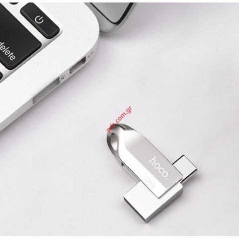 Μνήμη Flash Drive Hoco UD8 2 in 1 Super-Speed 32GB USB-A 3.0 και USB-C Mini Size Blister