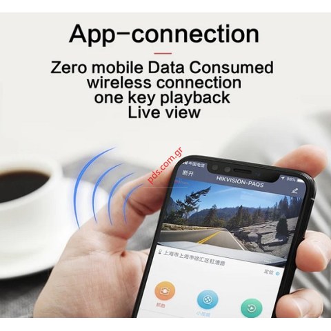 Κάμερα αυτοκινήτου καταγραφής HIKVISION Dash K2, Wi-Fi, 1080p Black Box