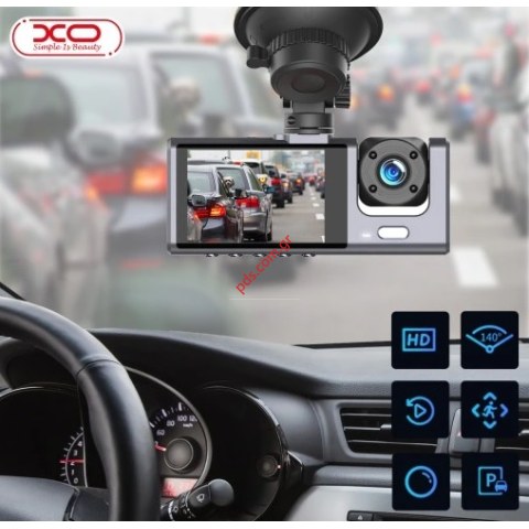 Κάμερα αυτοκινήτου καταγραφής XO XJ03 Εμπρός και πίσω διπλή βιντεοκάμερα 1080 HD Box