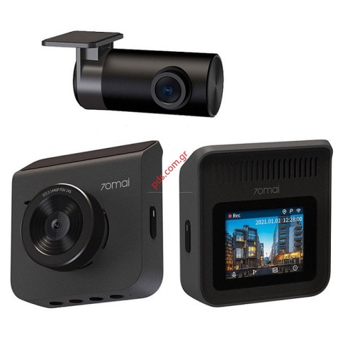 Κάμερα καταγραφής Xiaomi 70MAI dash cam MIDRIVE A400 και οπίσθια κάμερα RC09 set Box.