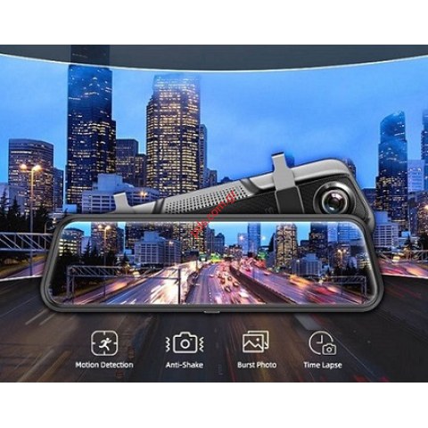 Καθρέφτης αυτοκινήτου VanTop H609 με dash camera touch screen 10 Black (ΕΞΑΝΤΛΗΘΗΚΑΝ)