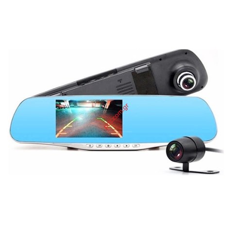Καθρέπτης αυτοκινήτου SET DVRG30 με οθόνη 4.3 καταγραφή σε FHD απο 2 κάμερες Box