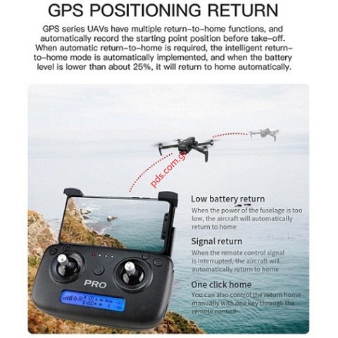 Τετρακόπτερο HORNET 827SW Camera FPV WiFi 5G GPS Tracking Hover function 2x Battery Box
