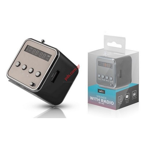 Φορητό ηχείο MF-100 με ραδιόφωνο FM και οθόνη LCD