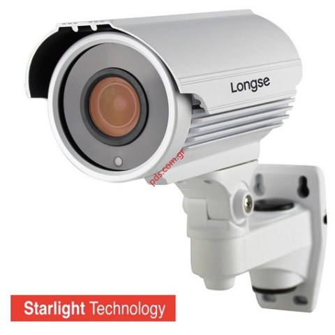 Κάμερα Υβριδική LONGSE CCTV-022 Starlight Bulet Varifocal HD 1080p, 2MP, αδιάβροχη Κάμερα Υβριδική LONGSE CCTV-022 Starlight Bulet Varifocal HD 1080p, 2MP, αδιάβροχη