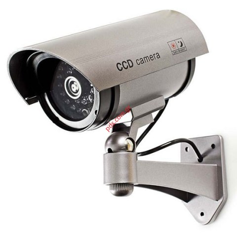 Ψεύτικη Κάμερα DUM-CAM με LED που αναβοσβήνει (Ομοίωμα Κάμερας - Dummy Camera) εξωτερική για παρακολούθηση  Ψεύτικη Κάμερα DUM-CAM με LED που αναβοσβήνει (Ομοίωμα Κάμερας - Dummy Camera) εξωτερική για παρακολούθηση