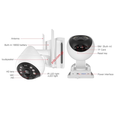 Ασύρματη Ηλιακή κάμερα VSTARCAM smart BG69, 10.000mAh, IP66, 3MP, 4G, PIR, PTZ Box