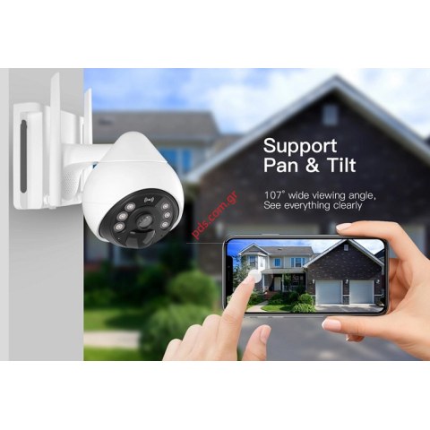 Ασύρματη Ηλιακή κάμερα VSTARCAM smart BG69, 10.000mAh, IP66, 3MP, 4G, PIR, PTZ Box