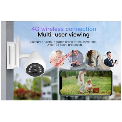 Ασύρματη Ηλιακή κάμερα VSTARCAM smart BG69, 10.000mAh, IP66, 3MP, 4G, PIR, PTZ Box