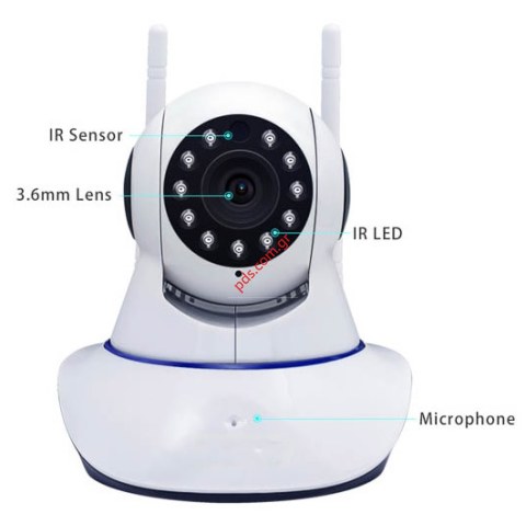 Ασύρματη κάμερα H264-62073 Wi-Fi Camera, two-way audio σε λευκό χρώμα