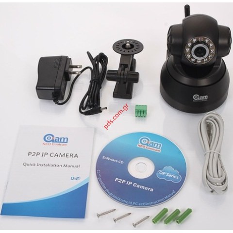 Ασύρματη κάμερα μέσω δικτύου IP Coolcam NIP-02(ΟAM) 300K Pixels TF Card Recording P2P Wireless Camera