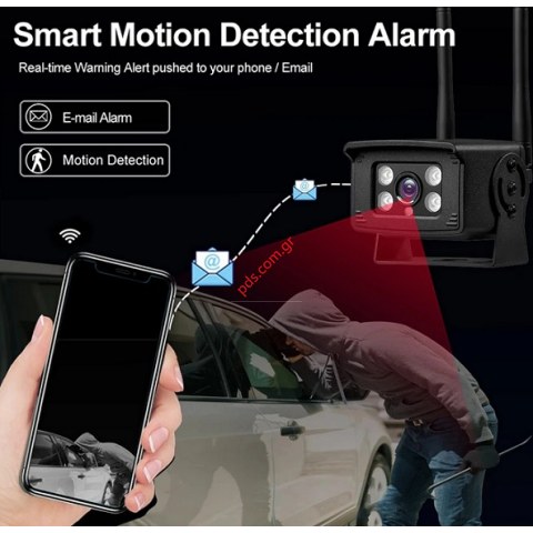 Ασύρματη κάμερα Smart 4G INNOTRONIC ICH-B30H, 5MP Sony, αδιάβροχη IP66, micro SD Box