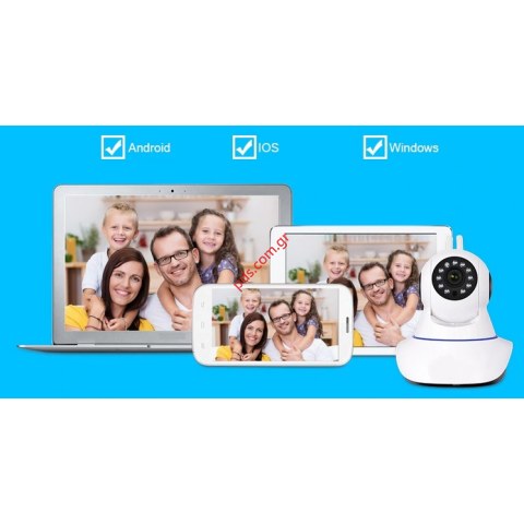 Ασύρματη κάμερα WiFi PT-200 IP 1/4 CMOS 2MP HD με δυνατότητα για κάρτα micro SD έως 64GB