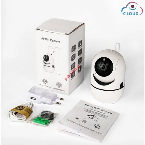 Digital smart κάμερα SECTEC HIP291-2M-AI,Cloud ανίχνευση κίνηση, 2MP 1080p, PT White Box