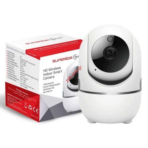 Mini ασύρματη κάμερα IP iCM001 HD Smart 360 Superior με νυχτερινή ανίχνευση κίνησης.