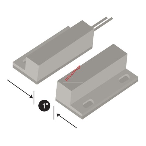 Μαγνητική επαφή BS-2012GR Grey σε γκρί χρώμα Μαγνητική επαφή BS-2012GR Grey σε γκρί χρώμα