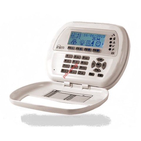 Πληκτρολόγιο με φωτιζόμενη LCD οθόνη INIM JOY Greek White γραφικών και Interface με εικόνες και κείμενο  Πληκτρολόγιο με φωτιζόμενη LCD οθόνη INIM JOY Greek White γραφικών και Interface με εικόνες και κείμενο