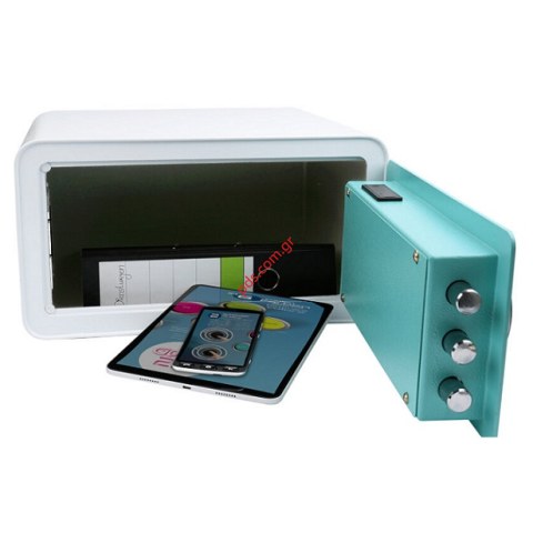 Μεταλλικό χρηματοκιβώτιο ασφαλείας Olympia GOsafe 2.0 210FP-7108 (43X23X35CM) Black ΛΕΙΤΟΥΡΓΙΑ ΚΑΙ ΜΕ ΔΑΚΤΥΛΙΚΟ ΑΠΟΤΥΠΩΜΑ