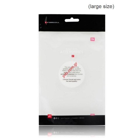 Πλαστικό σακουλάκι Forcell Large size με κλείστρο (Plastic zipper polybag packing)  200 (+20) x 130 mm