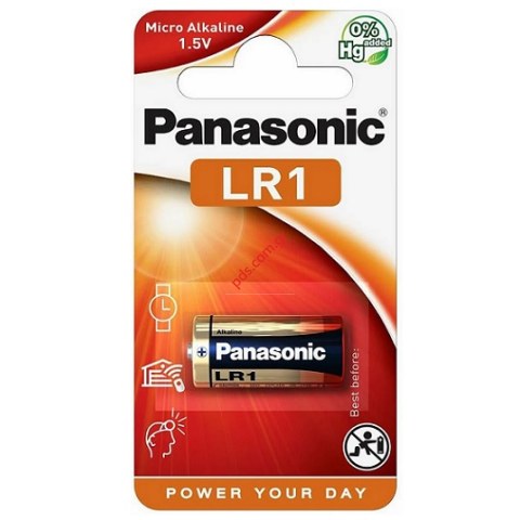 Αλκαλική μπαταρία micro Panasonic LR1/1BE 1.5V Alkaline Blister