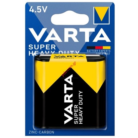 Μπαταρία αλκαλική Varta Super Life 4,5V Zinc Carbon Blister