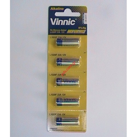 Μπαταρία Αλκαλική Vinnic 23A 12V Card Blister (1 PCS)