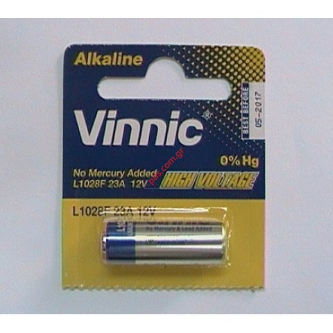 Μπαταρία Αλκαλική Vinnic 23A 12V Card Blister (1 PCS)