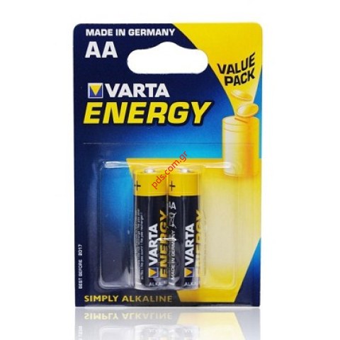 Alkaline batteries Varta LR6 (AA) 2 pcs MIGNON 4106 Energy Blister Alkaline batteries Varta LR6 (AA) 2 pcs MIGNON 4106 Energy Blister