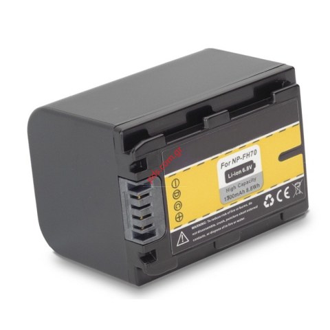 Συμβατή μπαταρία επαναφορτιζόμενη FUJITRON για φωτογραφική μηχανή SONY NPFH60 (BL-67) LION 1500mAh