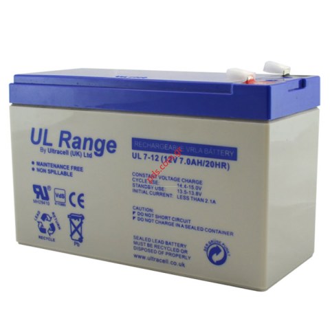 Battery Lead Acid Ultracell (12V-7AH) UL RANGE U.K Battery Lead Acid Ultracell (12V-7AH) UL RANGE U.K