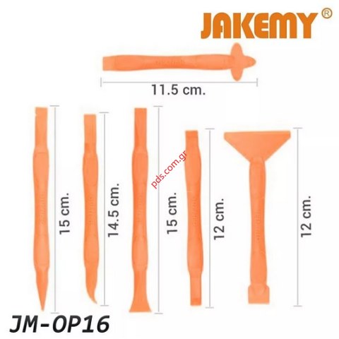 Σετ εργαλείων αποσυναρμολόγησεις Jakemy JM-OP16 με 6 τεμάχια plastic fiber Blister