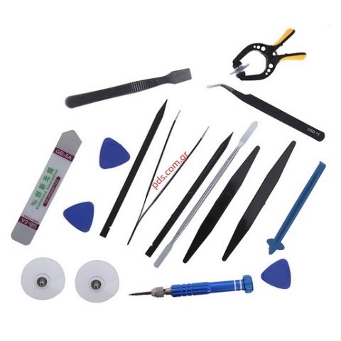 Σετ εργαλείων TFO-T23 ανοίγματος κινητών και τάμπλετ τεμαχια tools opening phones / tablet / laptop / iPhone 17 τεμαχια Blister Σετ εργαλείων TFO-T23 ανοίγματος κινητών και τάμπλετ τεμαχια tools opening phones / tablet / laptop / iPhone 17 τεμαχια Blister