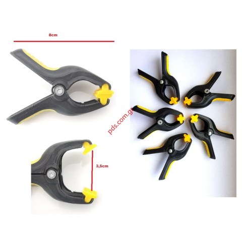 Σετ Σφιγκτήρες Πλαστικοί (5 Τεμάχια) Medium Size C02 για οθόνες και touch screens Σετ Σφιγκτήρες Πλαστικοί (5 Τεμάχια) Medium Size C02 για οθόνες και touch screens