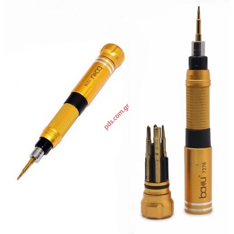 Επαγγελματικό Κατσαβίδι 6 Σε 1 Baku BK-7276 Precision screwdriver Blister