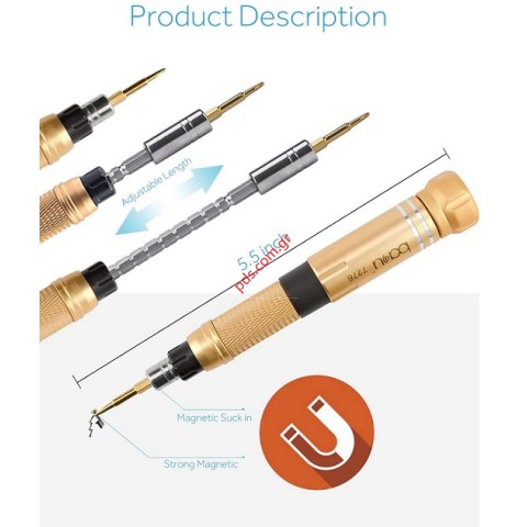 Επαγγελματικό Κατσαβίδι 6 Σε 1 Baku BK-7276 Precision screwdriver Blister