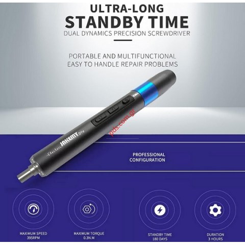 Ηλεκτρικό κατσαβίδη ακριβίας Jakemy JM-Y03 Plus 40 μύτες με επαναφορτιζόμενη μπαταρία σε κουτί Box