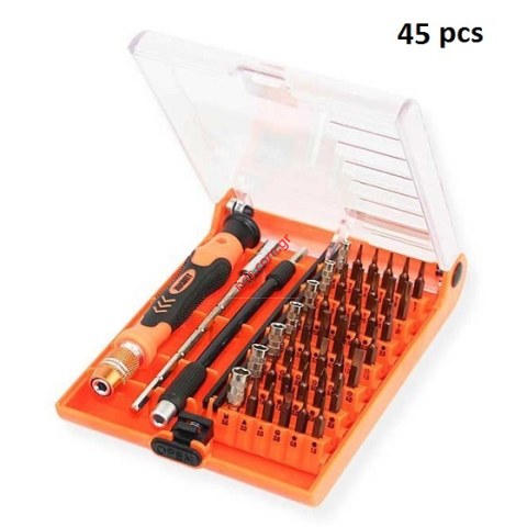 Κατσαβίδι Jakemy JM-8116 Σετ 45 τεμαχίων με Ρυθμιζόμενη Ελαστική Κεφαλή και Θήκη Μεταφοράς 