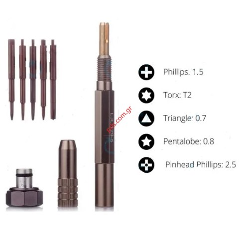 Κατσαβιδη set LJL 129-5 (5 μυτες σε 1) Blister