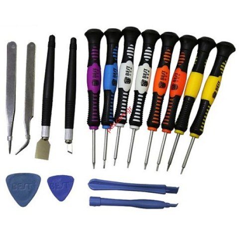Set screwdriver with tips and tools BST-2408 with 16 pcs Set screwdriver with tips and tools BST-2408 with 16 pcs
