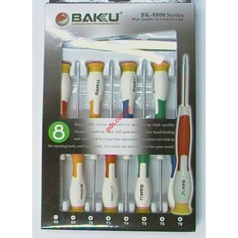 New screwdriver set precision tool kit BK8800 with 8 screwdriver, 1 Tweezer. New screwdriver set precision tool kit BK8800 with 8 screwdriver, 1 Tweezer.