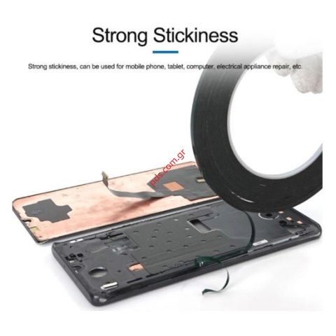 Αυτοκόλητη ταινία διπλής όψεως Sunshine Foamy 0.3MM 10m Black με φάρδος 3mm μήκος 30 μέτρα και λεπτό πάχος