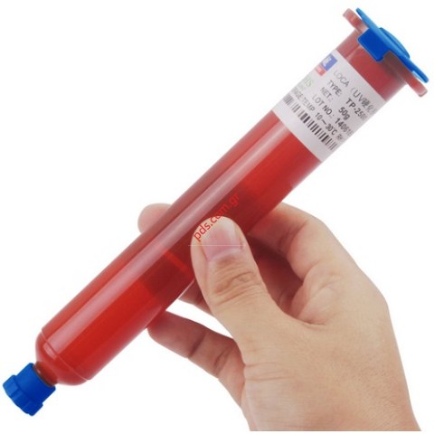 Ειδική κόλλα UV υπεριώδης KN-5350 50g (TYPE: TP-2500F) για την επανακόλληση των τζαμιών οθόνης