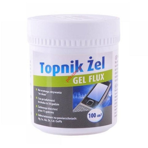 Πάστα Flux Topnik Zel type ISO 9454-1 για χρήση σε RMA/SMT σε 100c3 (ART.AGT-089) Bulk