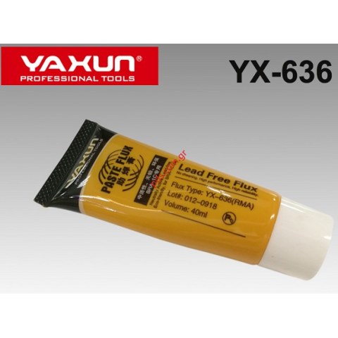 Πάστα FLUX χωρίς μόλυβδο YX-636 LEAD FREE RMA για συγκόλλησης υλικών (ΠΑΡΑΔΟΣΗ ΣΕ 30 ΗΜΕΡΕΣ)