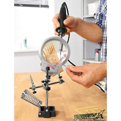 Μεγεθυντικός φακός με 2,5x και 5x φορές μεγέθυνση με φως απο λυχνία LED 