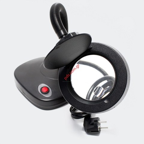 Μεγεθυντικός φακός με φως AOUYE 929 με δυνατότητα μεγέθυνσης 5 και 10 φορές με διάμετρο 8.5cm