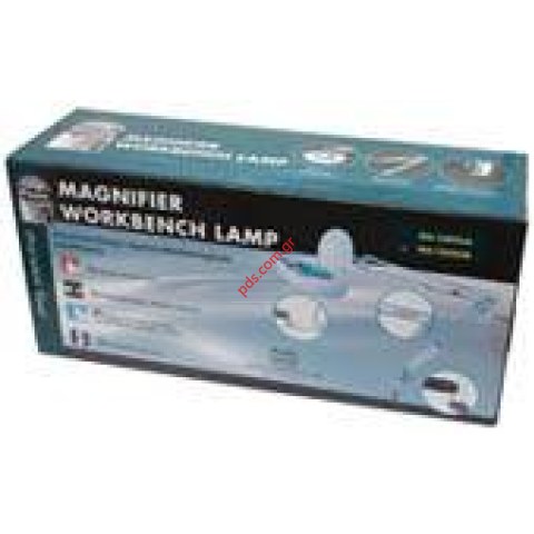 Μεγεθυντικός φακός με φως και μεταβαλόμενο βραχίονα MA-1205CB Ταση 220V (CE, ROHS) με λάμπα φθοριου