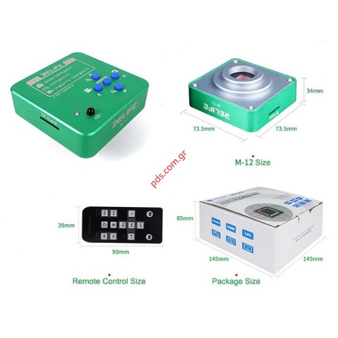 Ψηφιακή κάμερα μικροσκοπίου Relife M-12 4K 38MP HDMI USB 2.0 Digital Microscope camera Recorder & photo function Box
