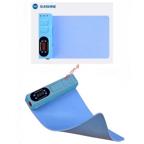 Συσκευή βάση Θέρμανσης S-918E Silicon 350W 30C 220V LCD separator pad για διαχωρισμό οθόνης και πίσω καλυμμάτων συσκευών Box